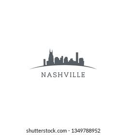 Nashville Skyline Vector Logo Icon Stock Vector (Royalty Free ...