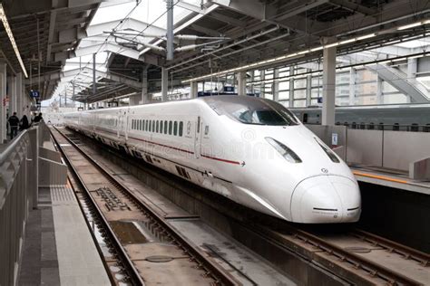 Kyushu Shinkansen 800 Series Bullet Train Editorial Image - Image of ...