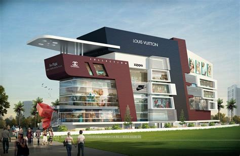 Modern Shopping Mall Exterior Design – BESTHOMISH