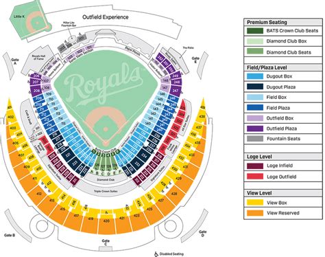 Kc Royals Detailed Seating Chart | Brokeasshome.com