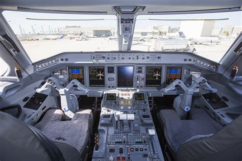 Check out the fancy glass cockpit onboard an American Eagle E-175 at ...