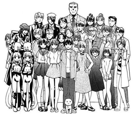 group photo of all the characters in elfen lied - Elfen Lied Photo ...