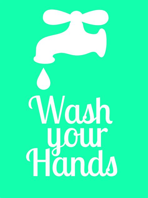 Free Printable Wash Your Hands Sign