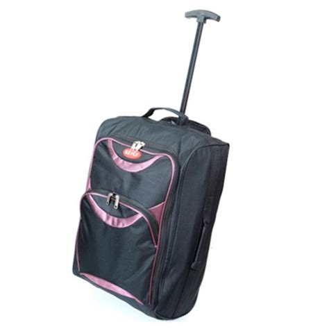 NEW LIGHTWEIGHT SMALL WHEELED HAND TROLLEY LUGGAGE FLIGHT BAG CABIN ...