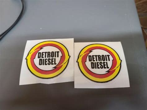 DETROIT DIESEL EARLY LOGO STICKER DECAL HIGH QUALITY | #3926826929