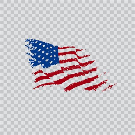 American Flag Transparent Background Stock Illustrations – 3,580 ...