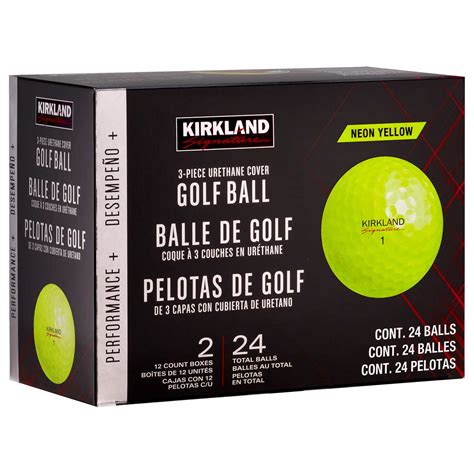 Costco Members: 24-Count Kirkland Signature Golf Balls (Neon Yellow or ...