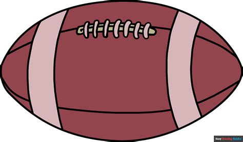 How to Draw a Football - Really Easy Drawing Tutorial