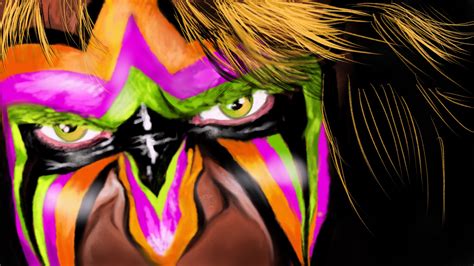 Ultimate Warrior Face Paint Tutorial