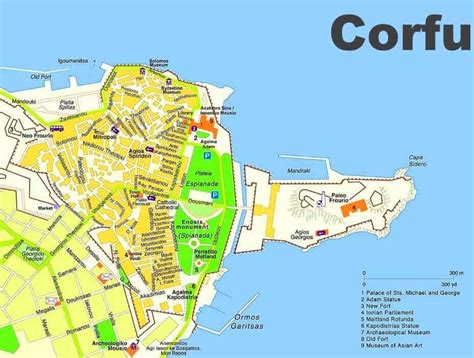 A Visit to Corfu Town (Kerkyra) | Corfu town, Corfu, Tourist map