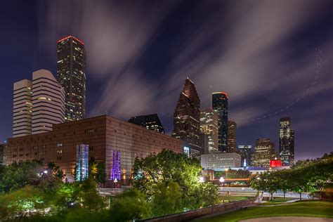 Skyline at Night - Photographing Houston - HAIF - Houston's original ...