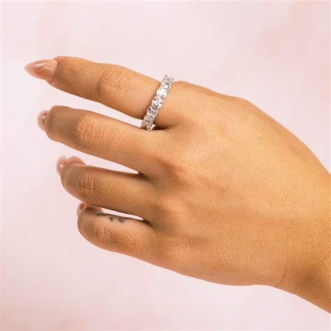 Best Cushion Cut Silver Ring | Copper Band Silver Plated Crystal!