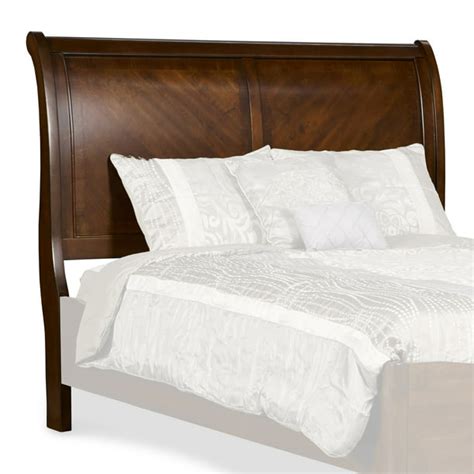 Eastern King Size Wooden Sleigh Headboard with Curved Back , Brown ...