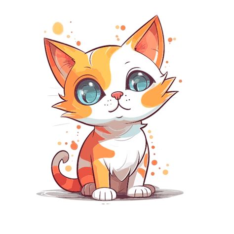 kawaii cat | Free SVG