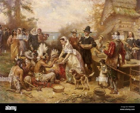 First thanksgiving art hi-res stock photography and images - Alamy