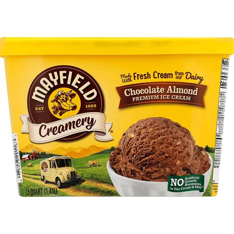 Chocolate Almond Ice Cream 1.5 Quart - Mayfield Dairy Farms®