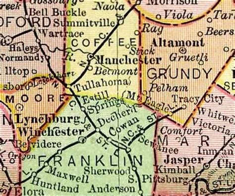 TN History For Kids » Franklin County