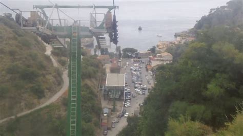 Taormina Sicily Cable Car - YouTube