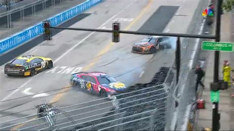 Watch all the crashes in the historic NASCAR Chicago Street Race – NBC ...