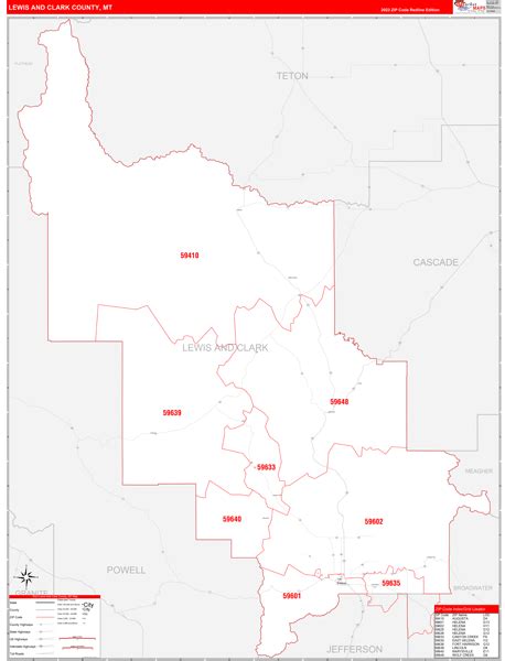 Maps of Lewis And Clark County Montana - marketmaps.com