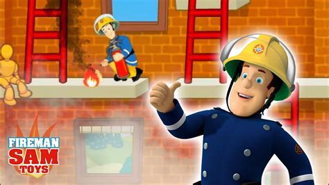 Fireman Sam - Lets Play the Firefighters Training Tower Game with Elvis ...