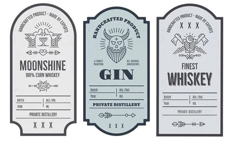 Whiskey Bottle Label Template Free - PRINTABLE TEMPLATES