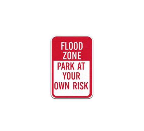 Flood Zone Aluminum Sign (Non Reflective)