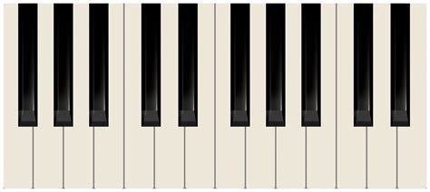 Piano Keys Transparent Image | Gallery Yopriceville - High-Quality Free ...