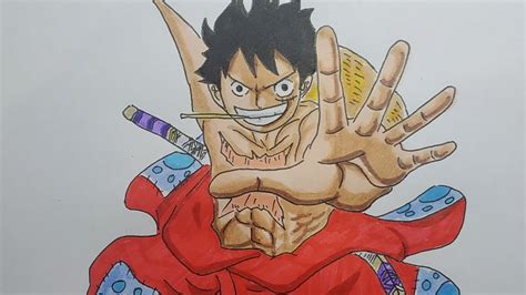 Luffy Gear 5 Drawing Pencil