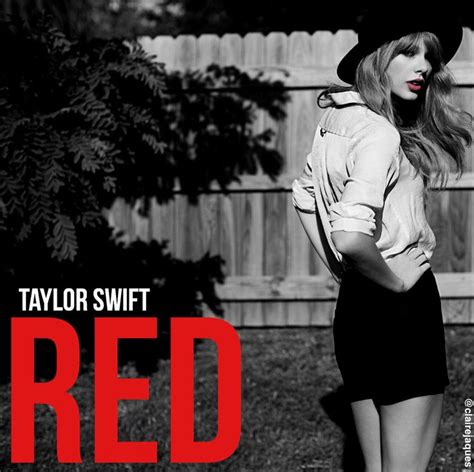 Taylor Swift Red Album Cover Edit by Claire Jaques | Taylor swift red ...