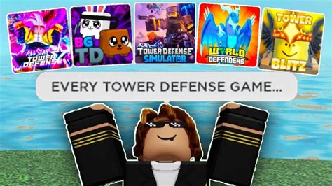 I Played EVERY Roblox TOWER DEFENSE GAME in ONE VIDEO! - YouTube