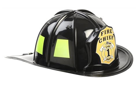 Firefighter Helmet Black - Chicago Fire and Cop Shop