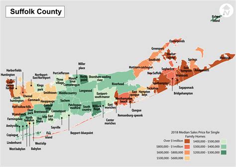 Suffolk County Map With Towns - Maping Resources