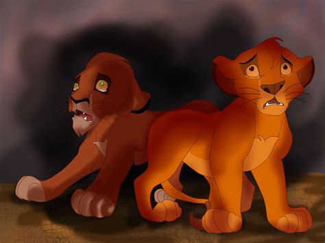 Cub Mufasa & Scar - Scar Fan Art (30189439) - Fanpop