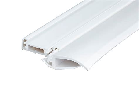 9-ft. Heavy Duty Double Fin Top & Sides Garage Door Weather Strip White