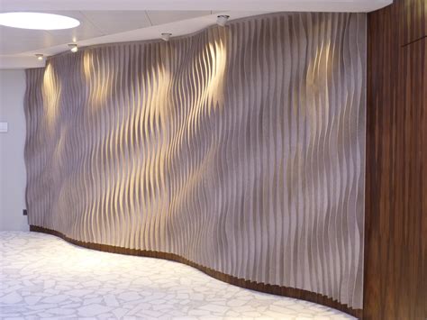 LAINE CURVED | Decorative acoustical panel By Anne Kyyrö Quinn