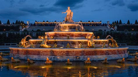 Palace of Versailles - Neptune and Latona Fountain - Crystal