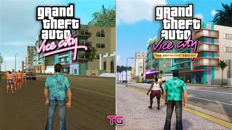 GTA Vice City Original VS Remastered PC - YouTube