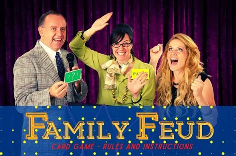 Family Feud Card Game Rules: Scoring and How to Play