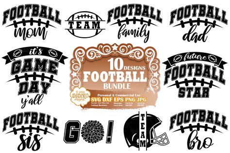 Football SVG Bundle #1 | Football Family Svg | Mom Svg - DIDIKO designs