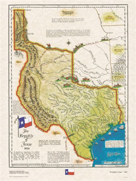 Original Map Of Texas - Amanda Marigold