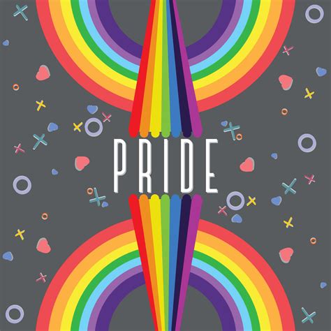 Download Cute LGBT Rainbow Vector Art Wallpaper | Wallpapers.com