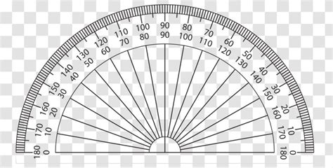 Protractor Geometry Mathematics Measurement Degree - Ruler Transparent PNG