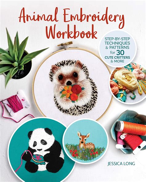 Review: Animal Embroidery Workbook | The Candid Cover