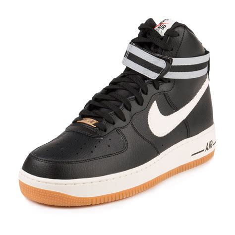 Nike - Nike Mens Air Force 1 High '07 Black/SL-Wlf Grey-Gm Lght Brn ...