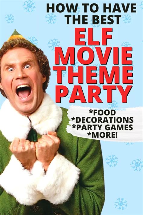 Buddy Elf Christmas Party Ideas (Elf Movie Theme Party) | Elf movie ...