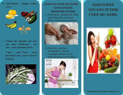 Secerah Daisy: Leaflet Kebutuhan Gizi dan Nutrisi Pada Ibu Hamil