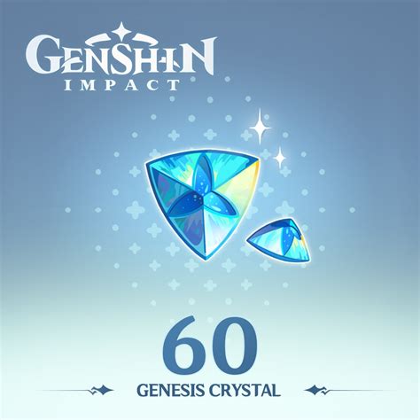 Genshin Impact - 60 Genesis Crystals