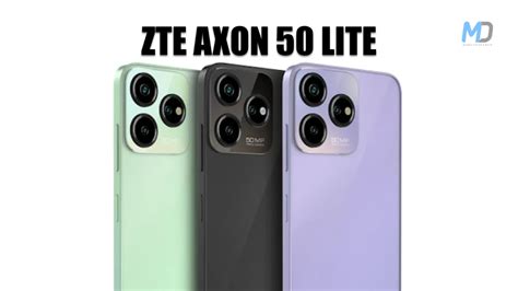 ZTE Axon 50 Lite launched with iPhone-like 50MP triple camera | MobileDokan