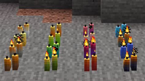 How do you light candles in Minecraft?